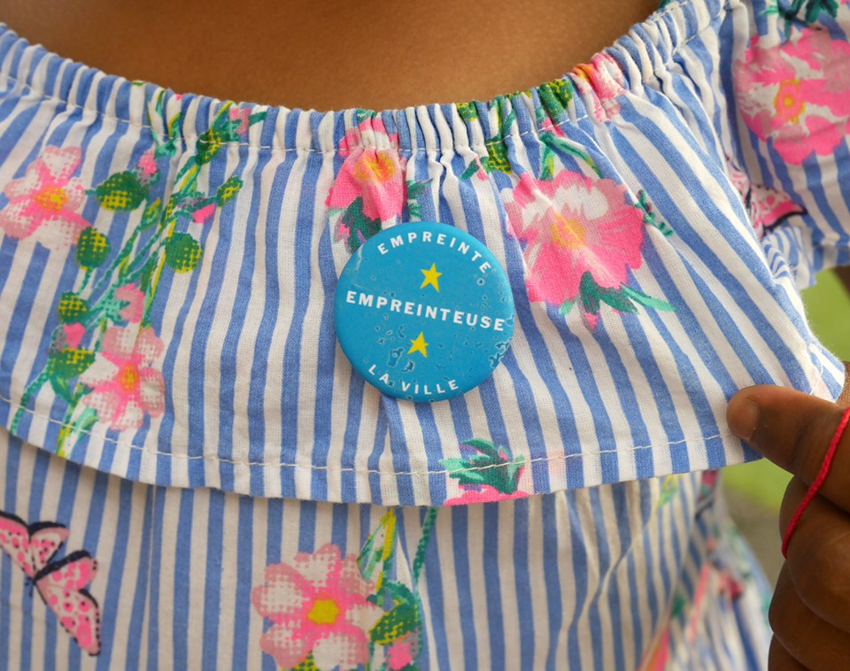 Empreinte la ville Badge d'Empreinteuse